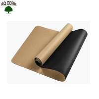 RQ CORK TPE/Rubber Backing Natural Cork Yoga Mat